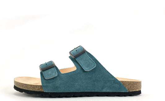 Sandales 2B25 Bleu croute